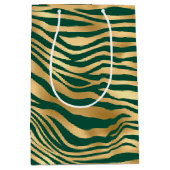 Design 4 uit de Emerald and Gold Safari-reeks Medium Cadeauzakje (Voorkant)