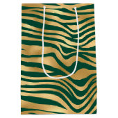 Design 4 uit de Emerald and Gold Safari-reeks Medium Cadeauzakje (Achterkant)
