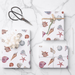 Design 4 van de Waterverf van de Samenstelling van Inpakpapier Vel