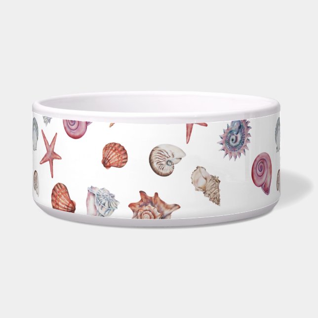 Design 4 van de Waterverf van de Samenstelling van Voerbakje (Voorkant)