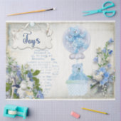 Design 4 van een Baby Boy-serie Tissuepapier (Craft)