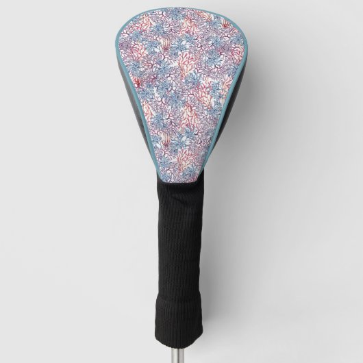 Design 5 van de Waterverf van de Samenstelling van Golfheadcover (Voorkant)