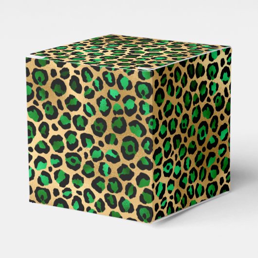 Design 8 uit de Emerald and Gold Safari-reeks Bedankdoosjes (Voorkant Zijde)