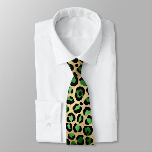 Design 8 uit de Emerald and Gold Safari-reeks Stropdas (Gebonden)