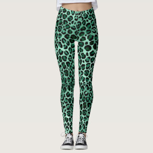 Design 9 uit de Emerald and Gold Safari-reeks Leggings