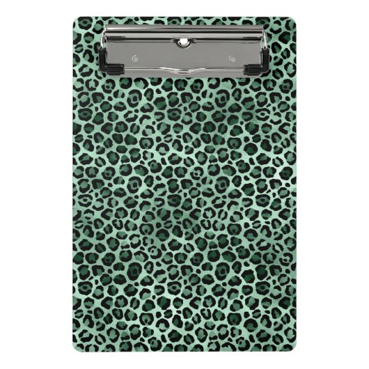 Design 9 uit de Emerald and Gold Safari-reeks Mini Klembord (Voorkant)