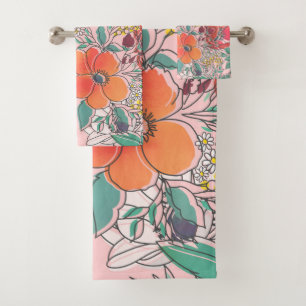 Design à motif floral rose mignon