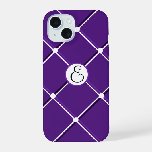 Design à rayures violettes et blanches Fancy E ini (Verso)