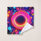 Design abstrait brillant (Gant de toilette)