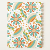 Design abstrait coloré avec fleurs (Dos)