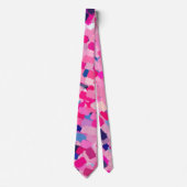 Design abstrait coloré de cravate pour hommes (Devant)