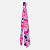 Design abstrait coloré de cravate pour hommes (Dos)