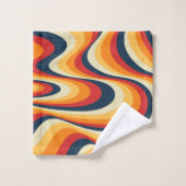 Design abstrait et coloré (Gant de toilette)