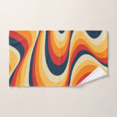 Design abstrait et coloré (Serviette à main)