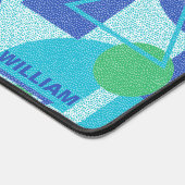 Design abstrait vert et bleu (Coin)