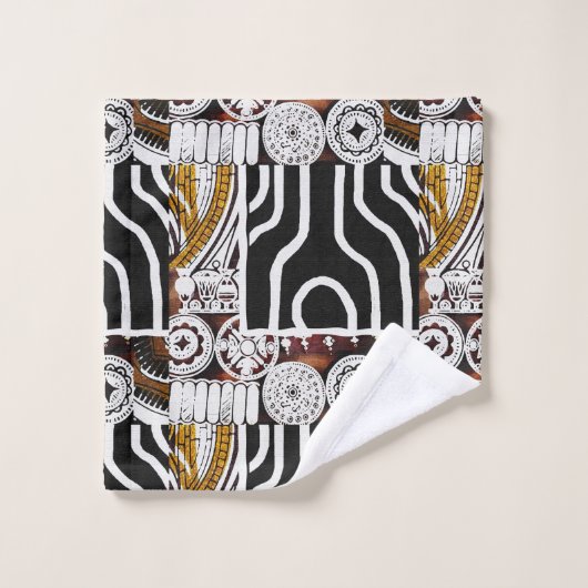 Design africain contemporain (Gant de toilette)