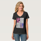 Design amusant pour t-shirt féminin (Devant entier)