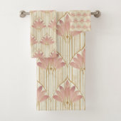 Design Art Déco en rose Dusty et or Rose (En situation)