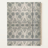 Design Art Nouveau tendance en Gris, Monogrammé (Dos)