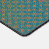 Design Artistique turquoise Et Motif Orange (Coin)
