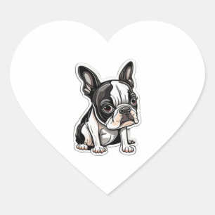 Design autocollant Boston Terrier