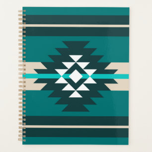 Design aztèque en couleur turquoise