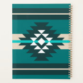 Design aztèque en couleur turquoise (Dos)
