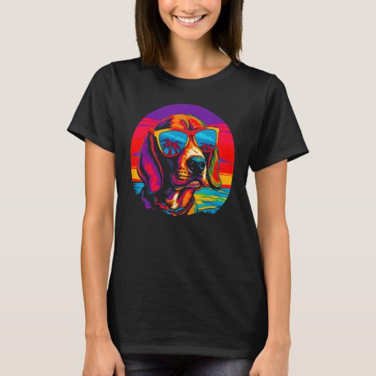 Design Beagle Dog T-shirt (Voorkant)