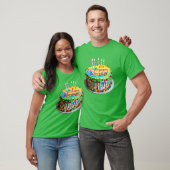 Design Brithday cake couleurs design T-shirt homme (Unisexe)