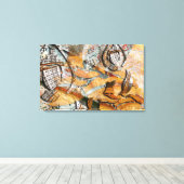 Design Buddha Canvas Afdruk (Insitu (Houten vloer))