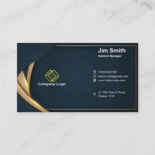 Design carte de visite (Devant)