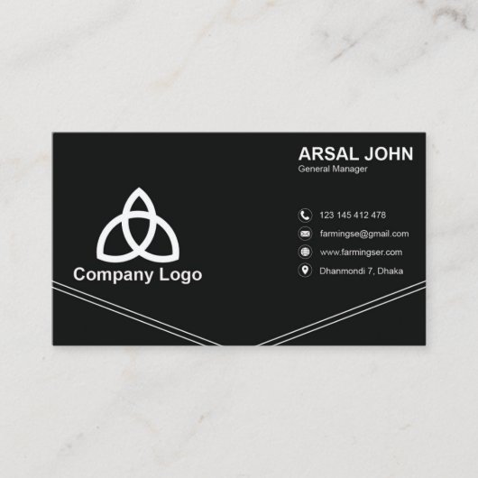 Design carte de visite (Devant)