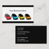 Design Carte de visite à thème automobile (Devant / Derrière)