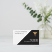 Design Carte de visite de rendez-vous Médicale cla (Debout devant)