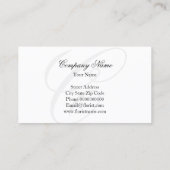 Design carte de visite fleuriste élégant avec fleu (Dos)