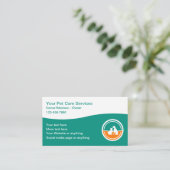 Design Carte de visite moderne des services pour a (Debout devant)