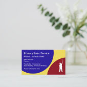 Design Carte de visite moderne Peintre (Debout devant)