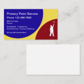 Design Carte de visite moderne Peintre (Devant / Derrière)