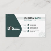 Design carte de visite Pour Boutique, Entreprise, (Dos)