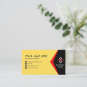 Design carte de visite professionnel  (Debout devant)