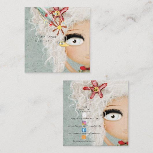 DESIGN CARTE DE VISITE RUTH FITTA-SCHULZ (Devant / Derrière)
