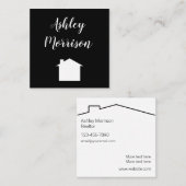 Design Carte de visite tendance Classy Realtor (Devant / Derrière)