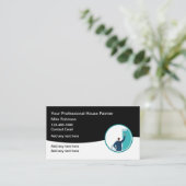 Design Carte de visite tendance Maison Peintre (Debout devant)