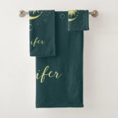 Design céleste du soleil et de la lune avec phases (En situation)