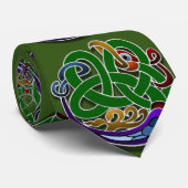 Design celtique irlandais sur la Cravate verte (Roulé)