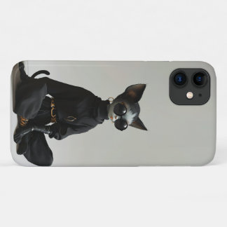 Design chat élégant iPhone 11 Coque