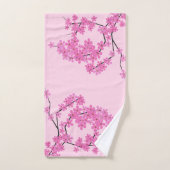 Design Cherry Blossom - Ensemble de salle de bain (Serviette à main)
