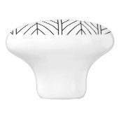 Design Chevron noir - Bouton de tiroir (Côté)