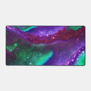 Design chic violet vert rouge cristal