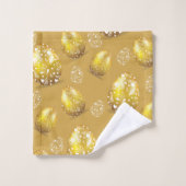 Design classique des oeufs de Pâques (Gant de toilette)